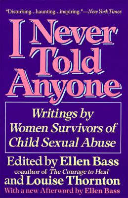 cover of I never told anyone : writings by women survivors of child sexual abuse